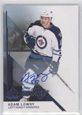 2014-15 SP Game Used Rookies Blue Auto Adam Lowry #141 Rookie Auto RC n1u