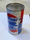 PEPSI  75th ANNIVERSARY SODA CAN, Double Label, 1 upside down  1898-1973  STEEL — photo 3