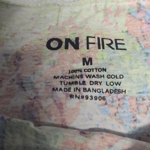 On Fire Shirt Erwachsene Medium AOP Blessed Queen Batik Fransen Splatter Melanin Afro - Bild 16 von 20