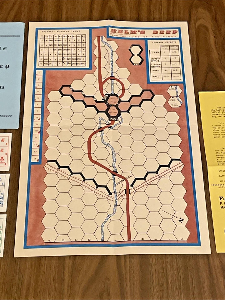 Fact & Fantasy | Battle of Helm's Deep | 2nd | 1974 {NM_UNCUT_COMPLETE} RARE - Image 4 of 4