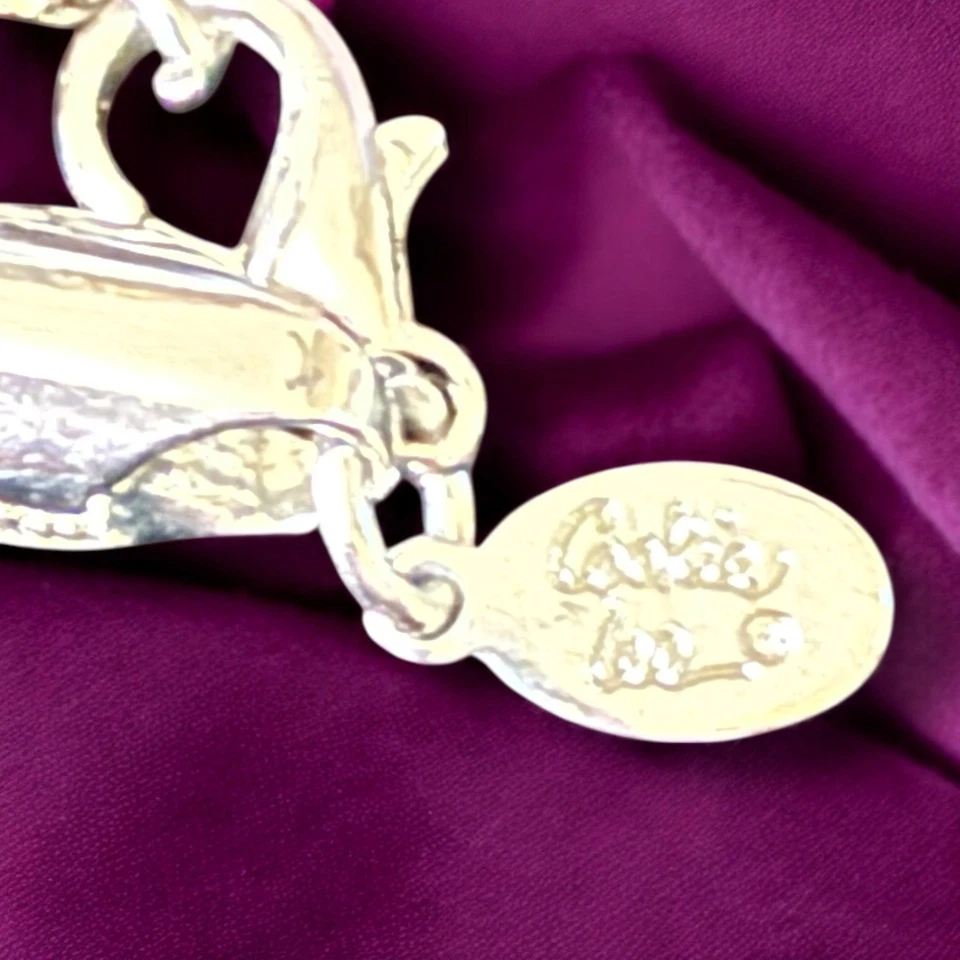 "Collar Cookie Lee plata multihilo Y2K vintage en capas ajustable 16-22""" Foto 3 de 4