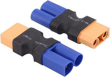 2Pcs Male EC5 to Female XT90 XT-90 Connector Adapter C105-2