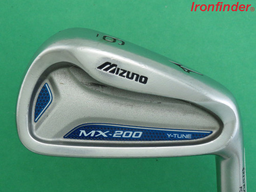 Mizuno MX-200 Single 6 Iron Graphite Shaft Stiff Flex Mens Right Handed Good - Picture 1 of 5