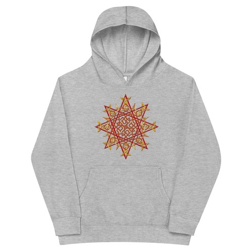 Morning Star Fire - Fire Colour - Kids Fleece Hoodie - Picture 15 of 22