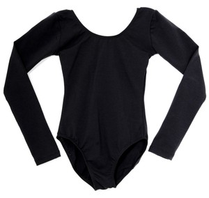 adult black leotard
