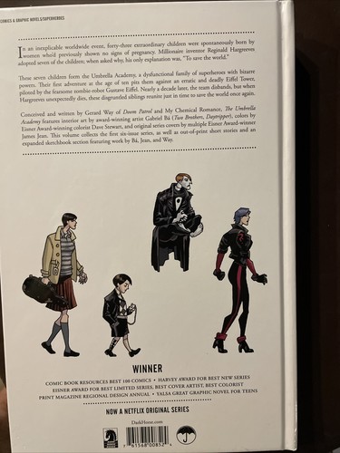 UMBRELLA ACADEMY: EL MINORISTA DE LA SUITE APOCALYPSE "¡GRACIAS!" TAPA DURA 2021 - Imagen 2 de 2