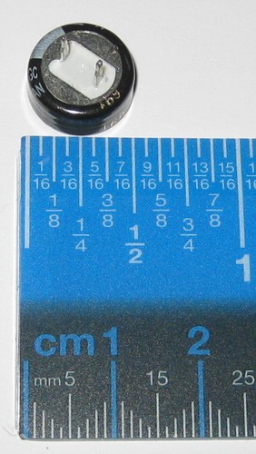 Panasonic Coin Cell Supercapacitor 0.1 F  - 5.5 V DC - PCB Mount Mini Super Cap - Picture 2 of 6