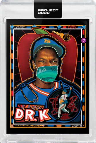 Topps Project 2020 #137 - Dwight Gooden - 1985 Topps #620 by EfDot (In Stock)