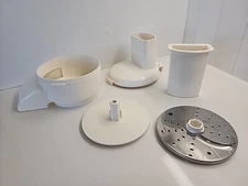 Sunbeam Oskar 14081 Food Processor Attachments Salad Shooter Bowl Chute & Disc