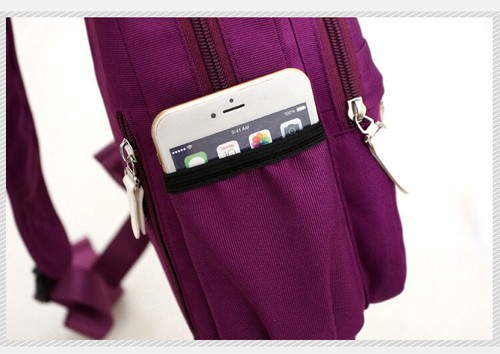 Men Women Nylon Crossbody Shoulder Chest Cycle Sling Bag Daily Travel Backpack - Picture 6 of 16