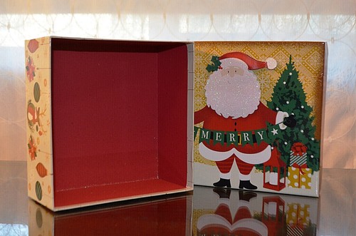 2 quadratische Geschenkboxen Nesting Set Display 3D Hartkarton Weihnachtsgeschenke Chri - Bild 6 von 11