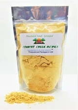 4 oz Ground Mustard Seed Powder- A Versatile Ingredient - Country Creek LLC