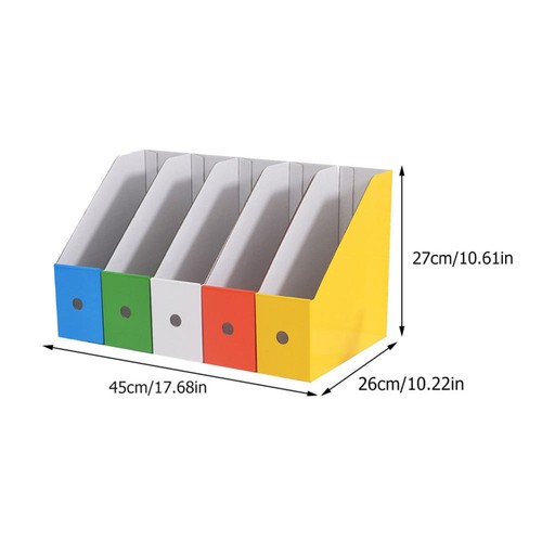 File à prix réduit Storage Box Office Student Desk Folder Organizer Racks for Desktop