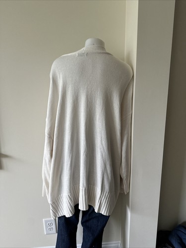 Old Navy Plus Size Women's Open Front Knit Cardigan Off-White Size 3X - Bild 6 von 6