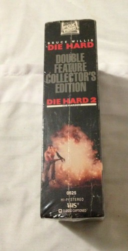 DIE HARD 1&2 COLLECTOR'S EDITION-FACTORY PACK SEALED(VHS)BRUCE WILLIS-BRAND NEW - Picture 7 of 10