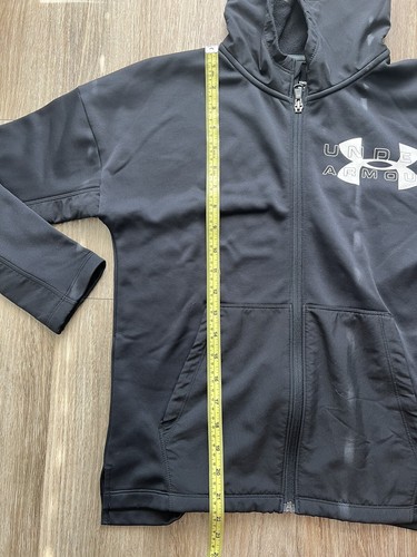 Under Armour Boys Jacket Cold Gear Black Jacket Size YMD - Picture 5 of 9