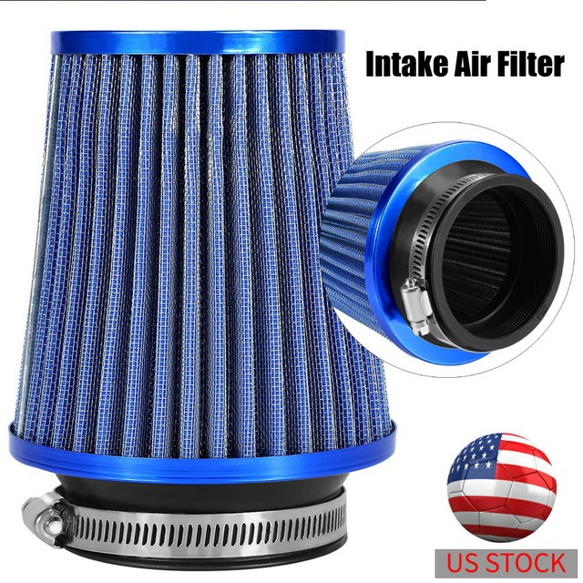 3'' Car High Flow Cold Air Filter Intake Induction Kit High Power Mesh