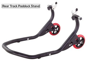 BikeTek Premium Rear Track Paddock Stand - Matt Black Scooter Motorbike PDSR026