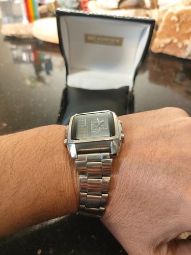 2007 Rare Original Casio Edifice World Time Active Dial EFA-124D Analog Digital - Picture 11 of 22