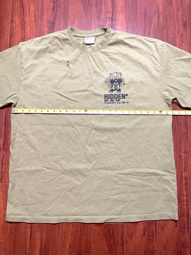 Camiseta Oculta Nueva York Nueva York Talla XXL Verde Ejército Gráfico Castor - Defectos - Imagen 10 de 10