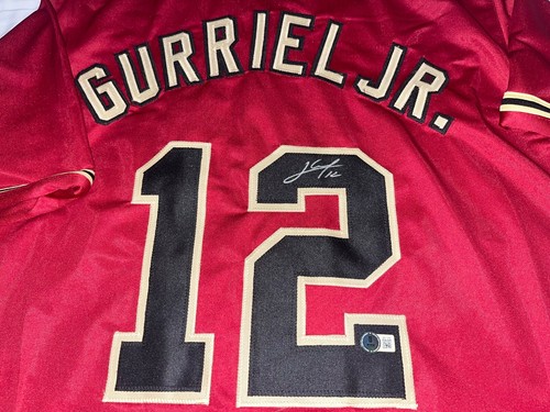 Lourdes Gurriel Diamondbacks Auto Signed Custom Jersey Beckett HOLO - Picture 1 of 3