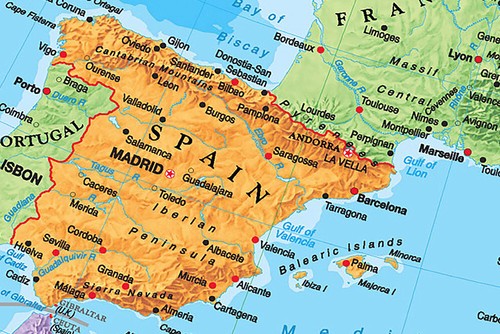 Mapa de Europa mapa política nuevo póster geografía póster de pared 90 X 60 CM - Imagen 2 de 9