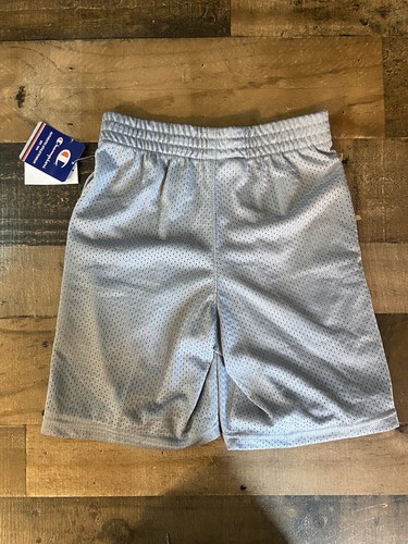 Champion Lined Gray Mesh Basketball Shorts Size M Boy's NWT - Picture 3 of 3