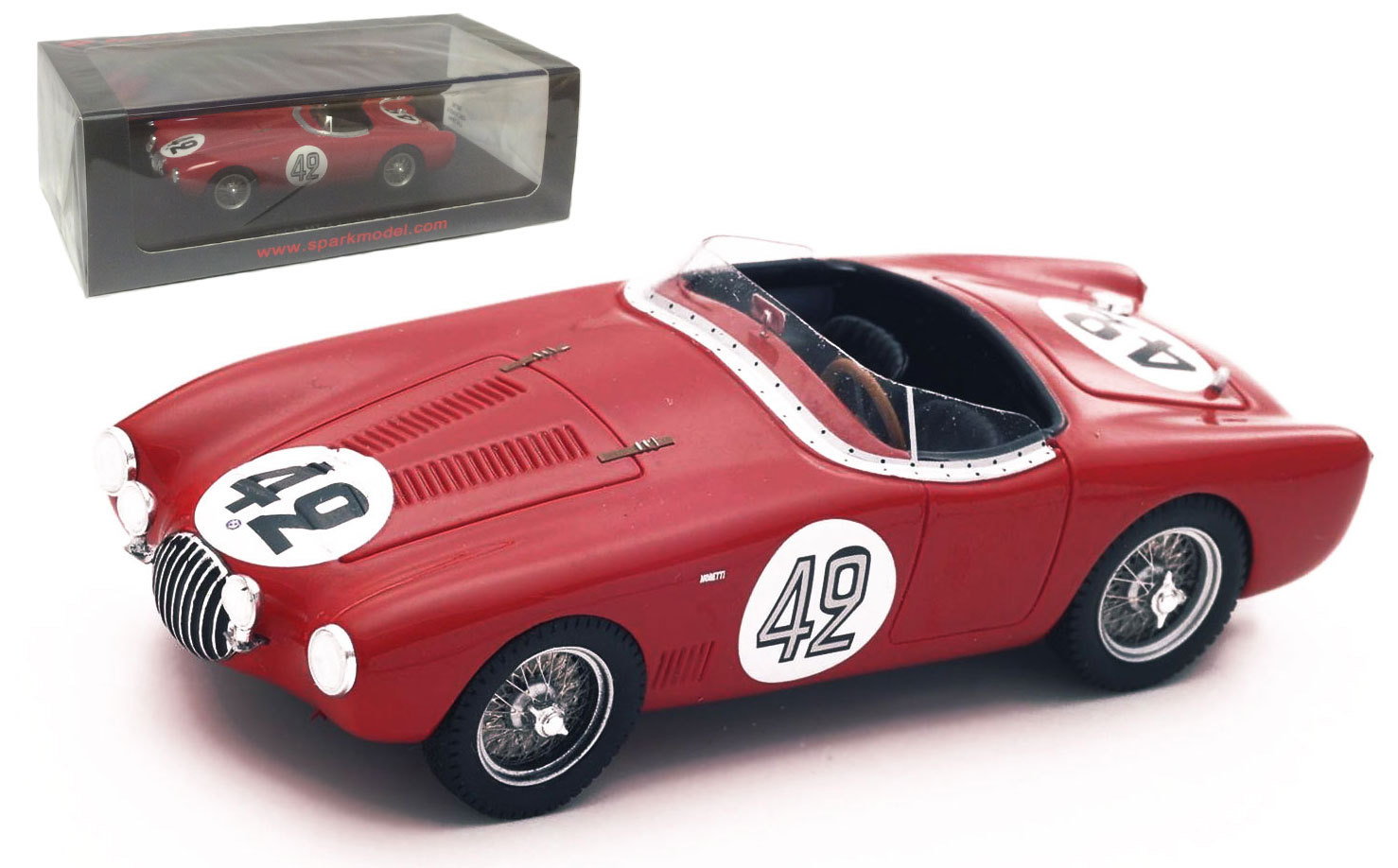 Spark S4736 Osca Mt 4 Le Mans 1954-Perón Giardini escala 1 43 Spark S4736 Osca Mt 4 Le Mans 1954-Perón Giardini escala 1 43