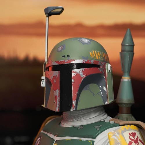 Star Wars The Empire Strikes Back Boba Fett Legends in 3D Bust - Imagen 10 de 12