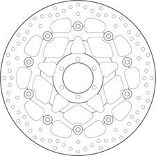 BREMBO Floating brake disc 78B408B8