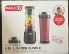 Dash Portable USB Blender Bundle 2/jars Cordless Portable New In Box