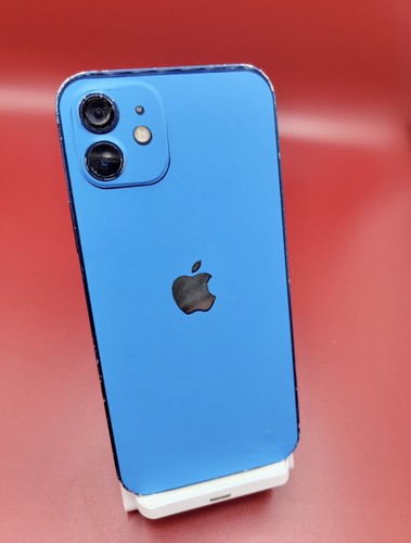 Apple iPhone 12 T-Mobile Blue Cracked Back PARTS 231 - Picture 4 of 4