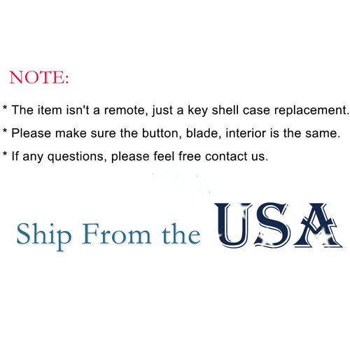 2 Replacement for 2007-14 Chevy Silverado Suburban Remote Key Fob 6b Shell Case - Picture 7 of 9