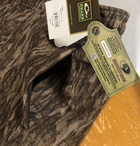NWT $80 new DRAKE Waterfowl Under-Wader Jogger Mossy Oak Bottomland Pants 3X 3XL - Picture 7 of 24