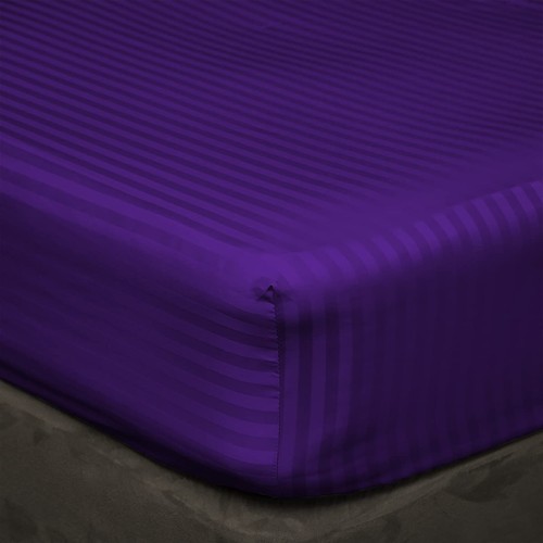 100% Cotton 1000 TC 1 PC Fitted Sheet Extra Deep Wall AU Double - Picture 92 of 154