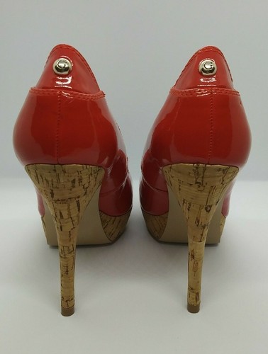 Guess Women's Coral Shoes Faux Leather Classic WG Sophy Platform Heels Pumps - Picture 3 of 10