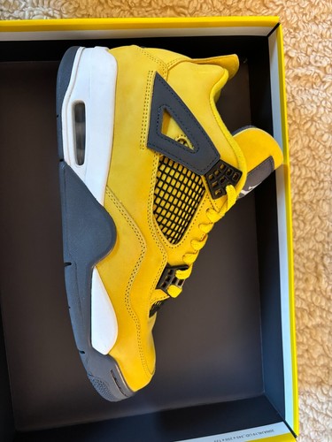 Size UK 8.5 - Jordan 4 Retro Mid Lightning - Picture 8 of 14