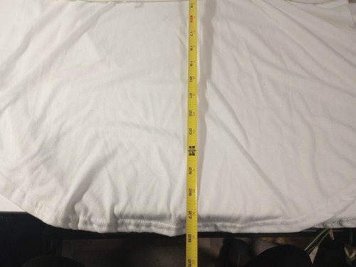 T-shirt Women's 2x Crew Neck White NWT - Picture 6 of 6