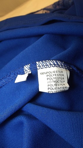 Mini Abito Corto Vestito Donna Stretch Blu Nero Bianco Rosso Pizzo S M L Xl Xxl - Picture 26 of 36