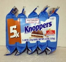 Storck Knoppers German Milk Hazelnut Chocolate Wafer 1 Pack/5 Pics 0.88oz 25g