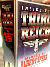 RARE! Inside the Third Reich by Albert Speer (1995, Hardcover) FINE w/JACKET