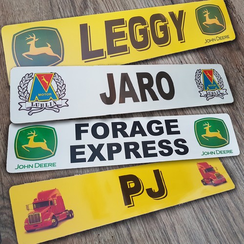 PLACA DE IDENTIFICACIÓN England St George Trucker Tractor British Agri Show Letrero HGV - MTP - Imagen 2 de 10