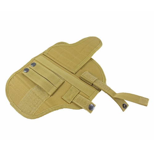 Molle Waist Pistol Holster Adjustable Right Holster Pouch BLACK - Picture 7 of 7