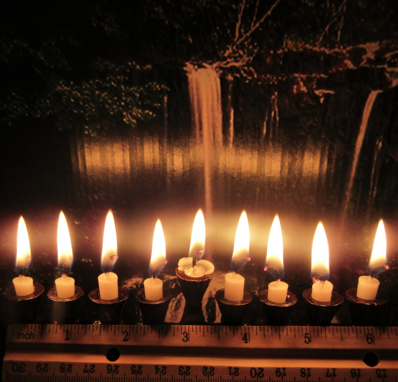 CHANUKAH BEESWAX CANDLES pure beeswax, 100% cotton wicks Smokeless drip-less