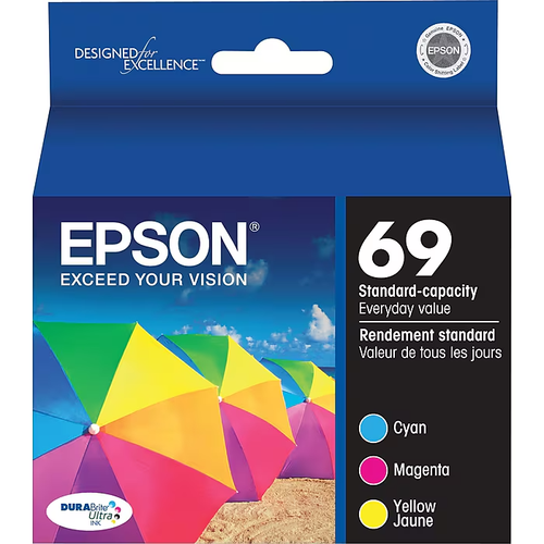 Cartucho de tinta original Epson T69 negro o 69 tricolores cian magenta amarillo - Imagen 3 de 12