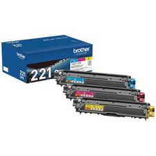 Brother TN-221M, TN-221Y, TN-221C Authentic