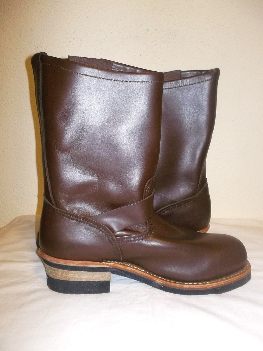 NEW Vtg RED WING 2269 Steel Toe BROWN Motorcycle ENGINEER