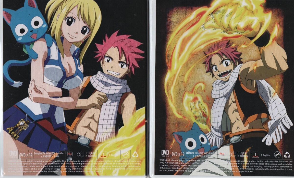 Fairy Tail Complete Anime Series (Episodes 1-328 + 2 Movies)