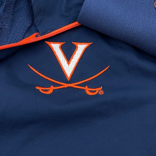 Virginia Cavailers Sweater Men Medium Nike Dri Fit Pullover Quarter Zip Wicking - Picture 9 of 16