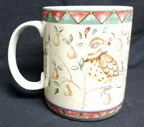 12 Days of Christmas Stoneware Cup Mug First Day Partridge in a Pear Tree  - Picture 2 of 4